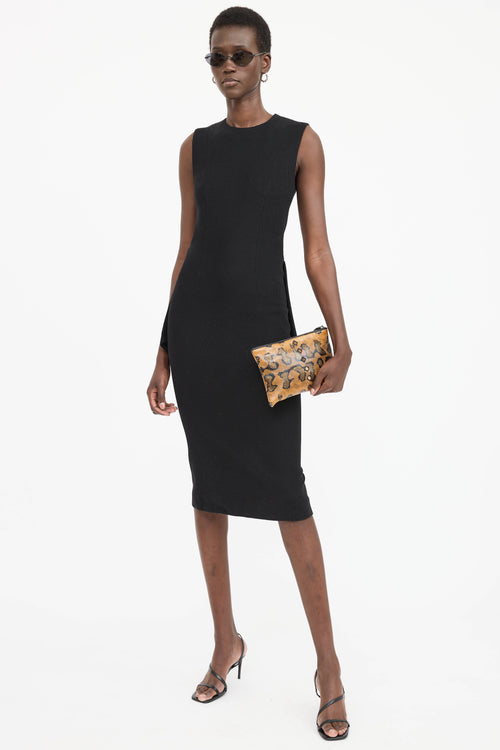 Leather Printed Pouch