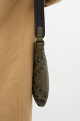 Bottega Veneta Leather Intrecciato Messenger Bag
