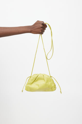 Bottega Veneta Light Green Mini Pouch Crossbody Bag