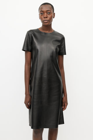 Bottega Veneta 2019 Black Leather  Dress