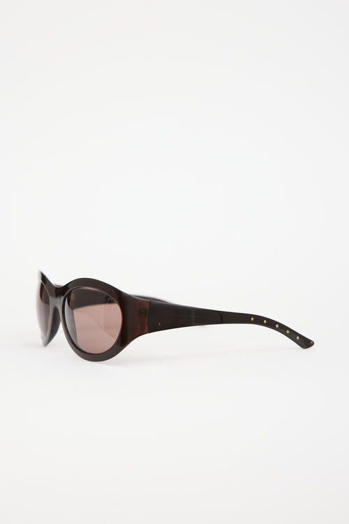 Bottega Veneta BV07/S Oval Sunglasses