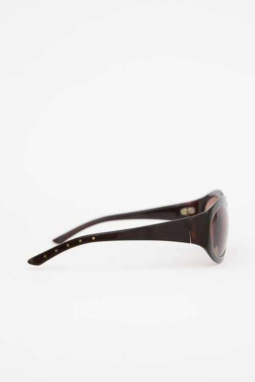 Bottega Veneta BV07/S Oval Sunglasses