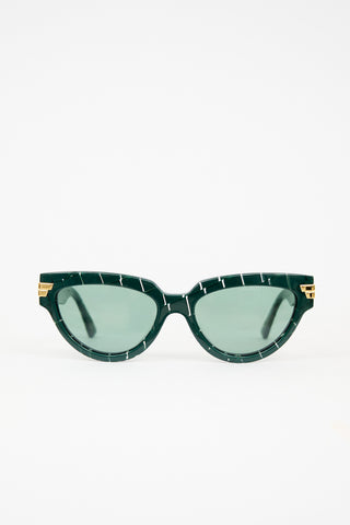 Bottega Veneta BV1035S Tapered Sunglasses