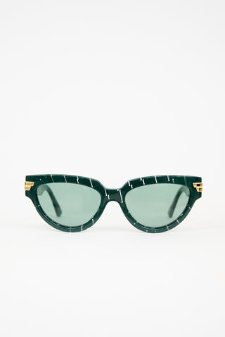 Bottega Veneta BV1035S Tapered Sunglasses