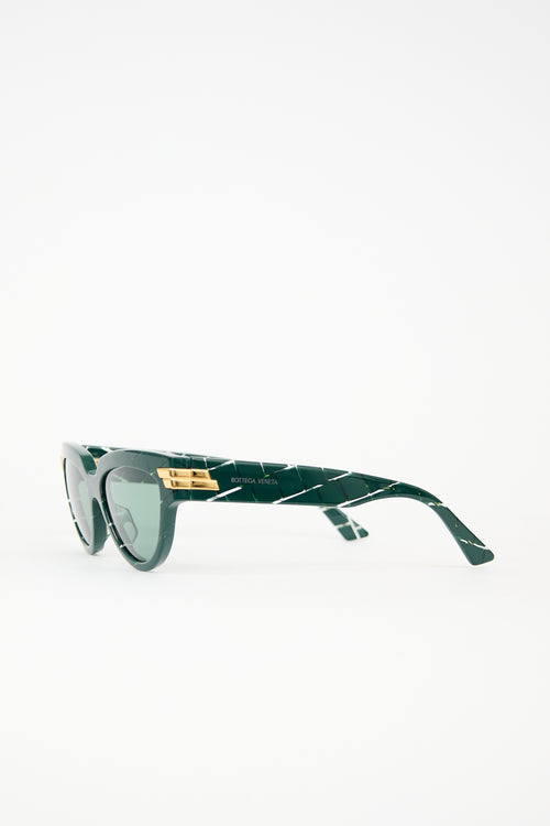 Bottega Veneta BV1035S Tapered Sunglasses