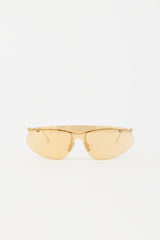 Bottega Veneta BV1272S Shield Sunglasses