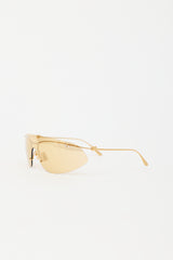 Bottega Veneta BV1272S Shield Sunglasses