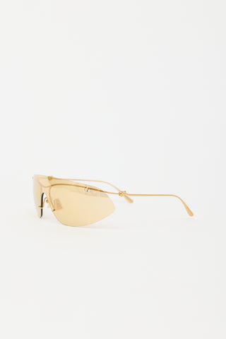 Bottega Veneta BV1272S Shield Sunglasses