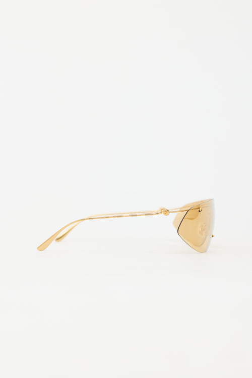 Bottega Veneta BV1272S Shield Sunglasses