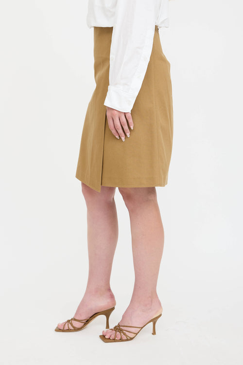 Bottega Veneta Cotton Asymmetrical Skirt