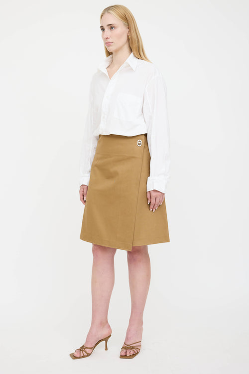 Bottega Veneta Cotton Asymmetrical Skirt