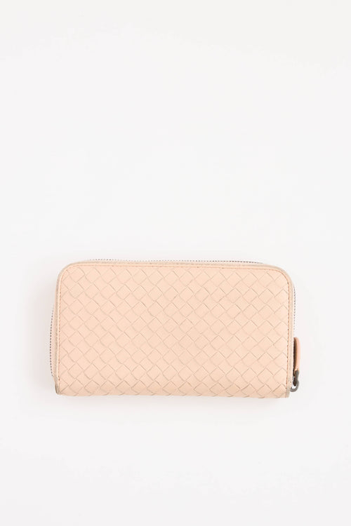 Leather Intrecciato Wallet