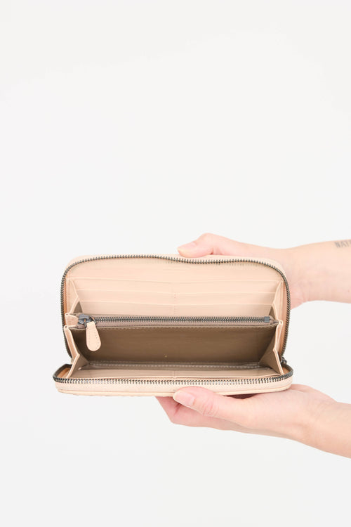 Leather Intrecciato Wallet