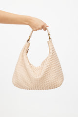 Bottega Veneta Beige Sloane Intrecciato Bag
