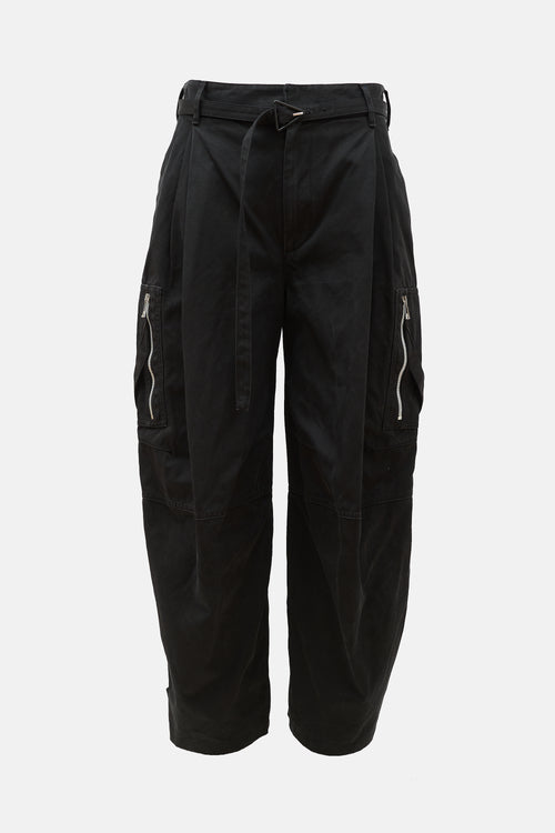 Bottega Veneta Belted Balloon Cargo Pant