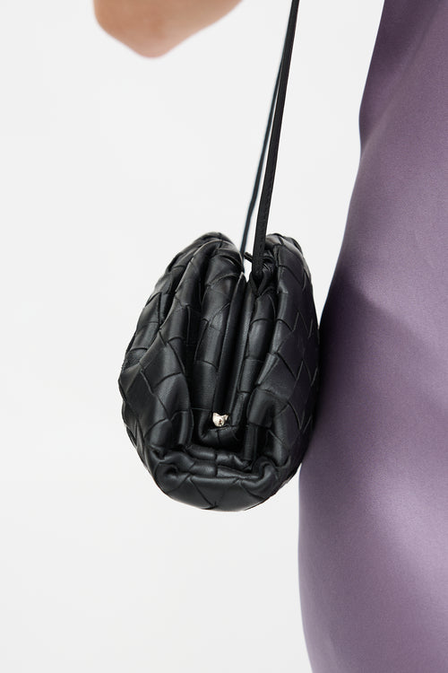 Bottega Veneta Intrecciato Leather Mini Pouch Bag