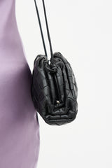 Bottega Veneta Intrecciato Leather Mini Pouch Bag