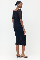 Bottega Veneta Silk Sheer Layered Dress