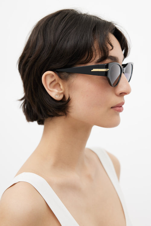 Bottega Veneta Black & Gold Original_02 Sunglasses