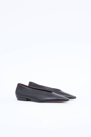 Bottega Veneta Almond Point Toe Flat