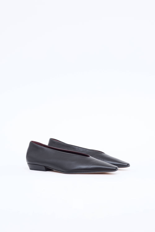 Bottega Veneta Almond Point Toe Flat