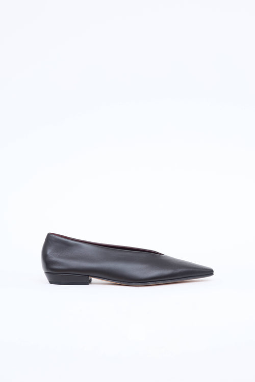 Bottega Veneta Almond Point Toe Flat