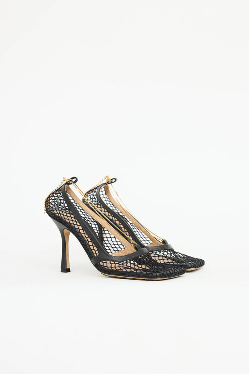 Bottega Veneta Mesh Stretch Pump