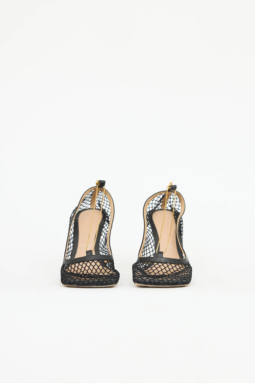 Bottega Veneta Mesh Stretch Pump