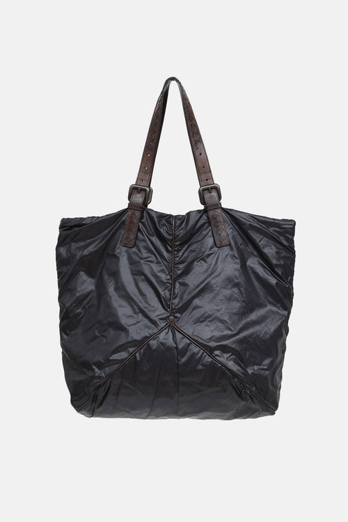 Bottega Veneta 2010 Nylon Intrecciato Tote Bag