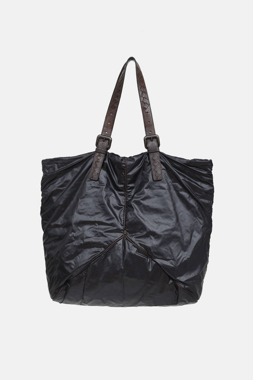 Bottega Veneta 2010 Nylon Intrecciato Tote Bag