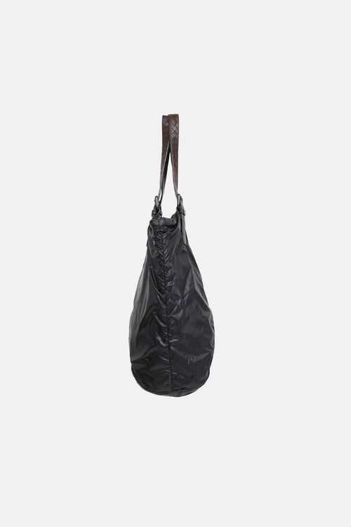 Bottega Veneta 2010 Nylon Intrecciato Tote Bag