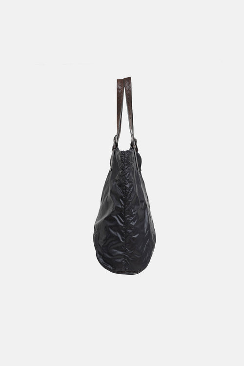 Bottega Veneta 2010 Nylon Intrecciato Tote Bag