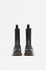 Bottega Veneta Square Toe Ankle Boot