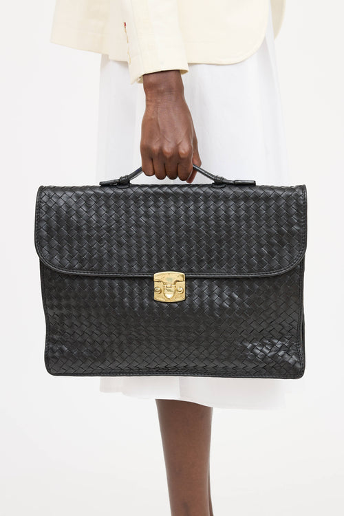 Bottega Veneta Intrecciato Briefcase