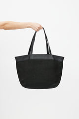 Bottega Veneta Black Woven Intrecciato Tote