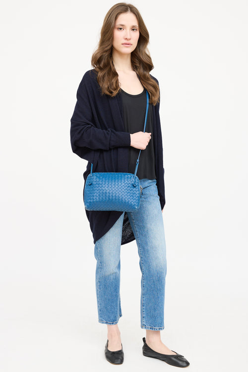 Bottega Veneta Leather Intrecciato Nodini Bag