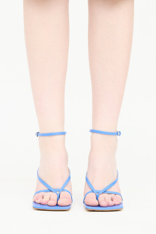 Bottega Veneta Leather Stretch Strap Sandal