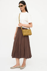 Bottega Veneta Leather Cassette Crossbody Bag