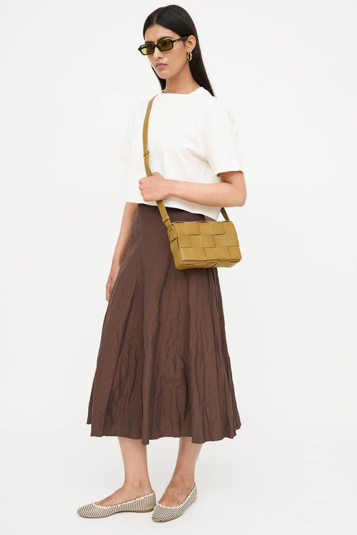 Bottega Veneta Leather Cassette Crossbody Bag