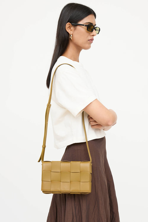 Bottega Veneta Leather Cassette Crossbody Bag