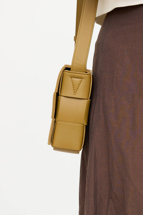 Bottega Veneta Leather Cassette Crossbody Bag