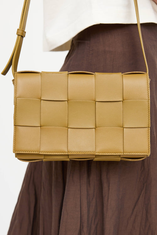 Bottega Veneta Leather Cassette Crossbody Bag