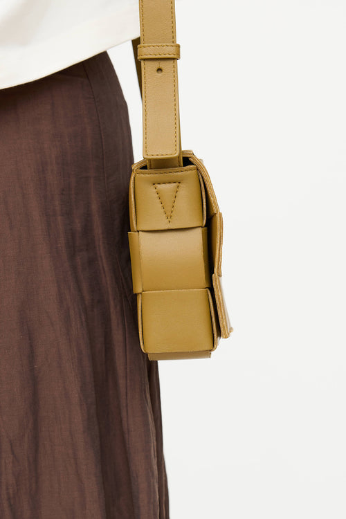 Bottega Veneta Leather Cassette Crossbody Bag