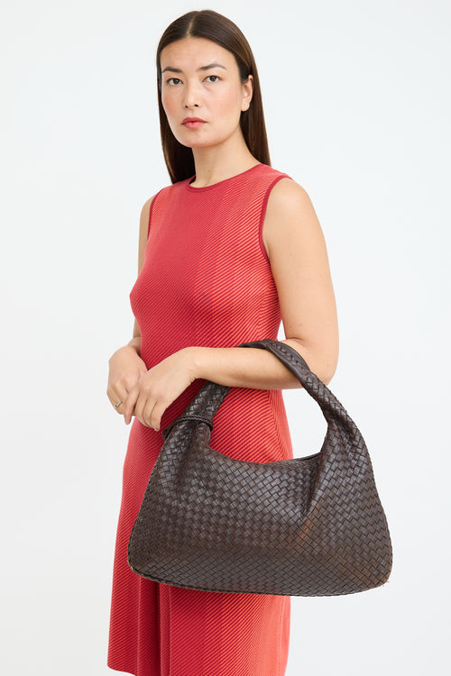 Bottega Veneta Brown Leather Intrecciato Braided Bag