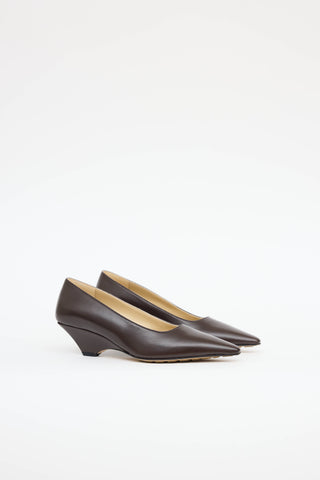 Bottega Veneta Leather Point Pump