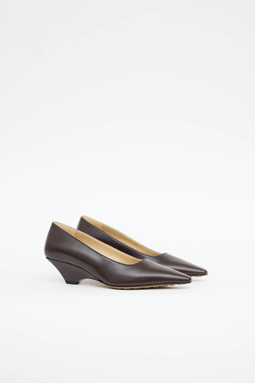 Bottega Veneta Leather Point Pump