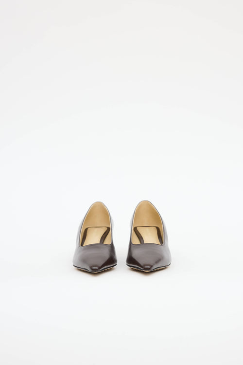 Bottega Veneta Leather Point Pump