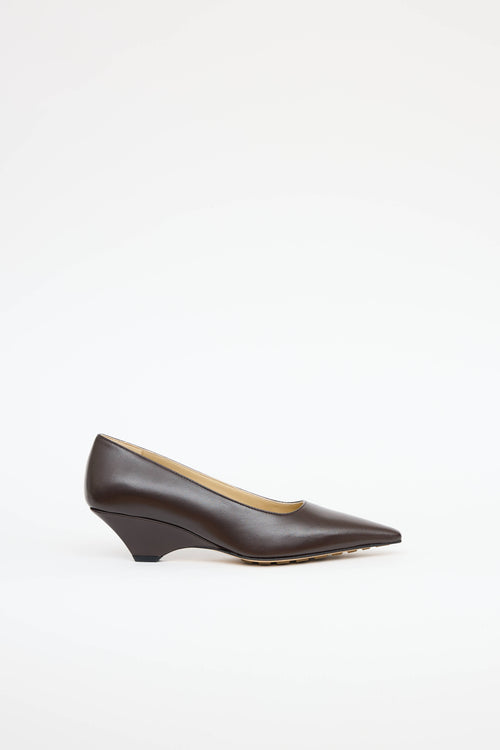 Bottega Veneta Leather Point Pump
