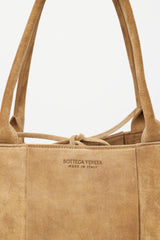 Bottega Veneta Brown Suede Medium Arco Tote Bag