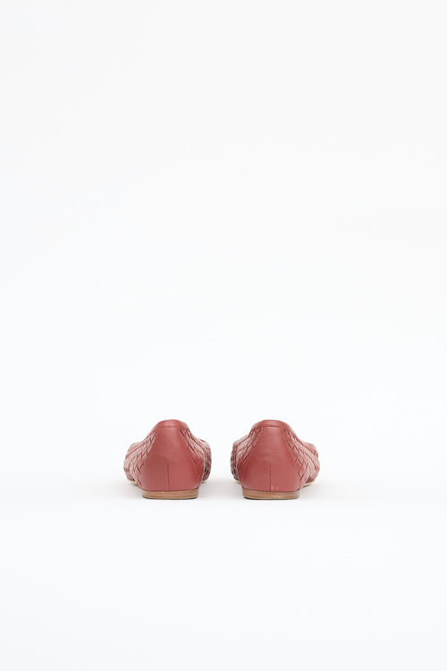 Bottega Veneta Intrecciato Bow Flat